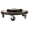 Rubbermaid Commercial Brute Quiet Dolly, 250 lb Capacity, 18.25 dia. x 6.63h, Black FG264043BLA - alternate 4